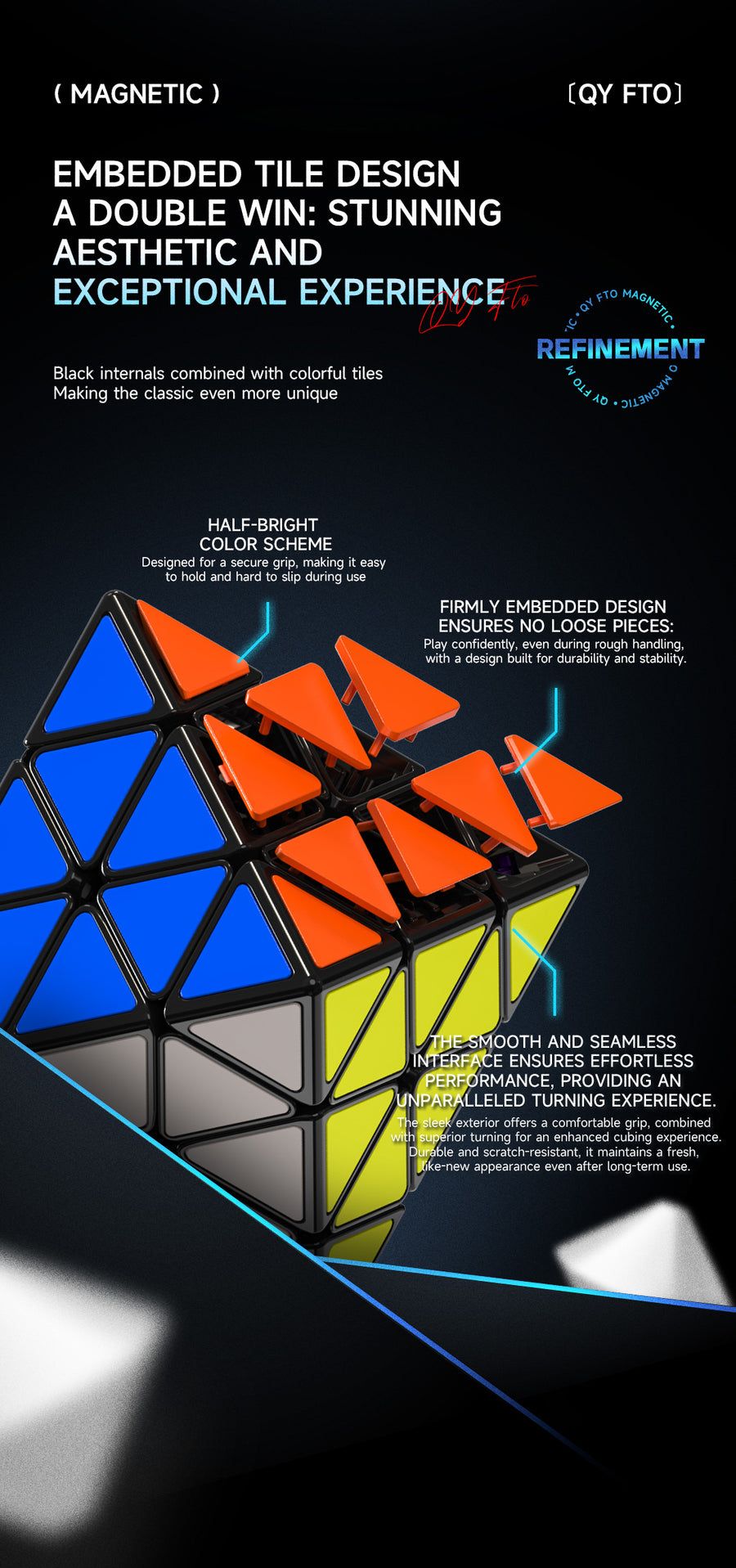 Qiyi Magnetic FTO (Tiled)