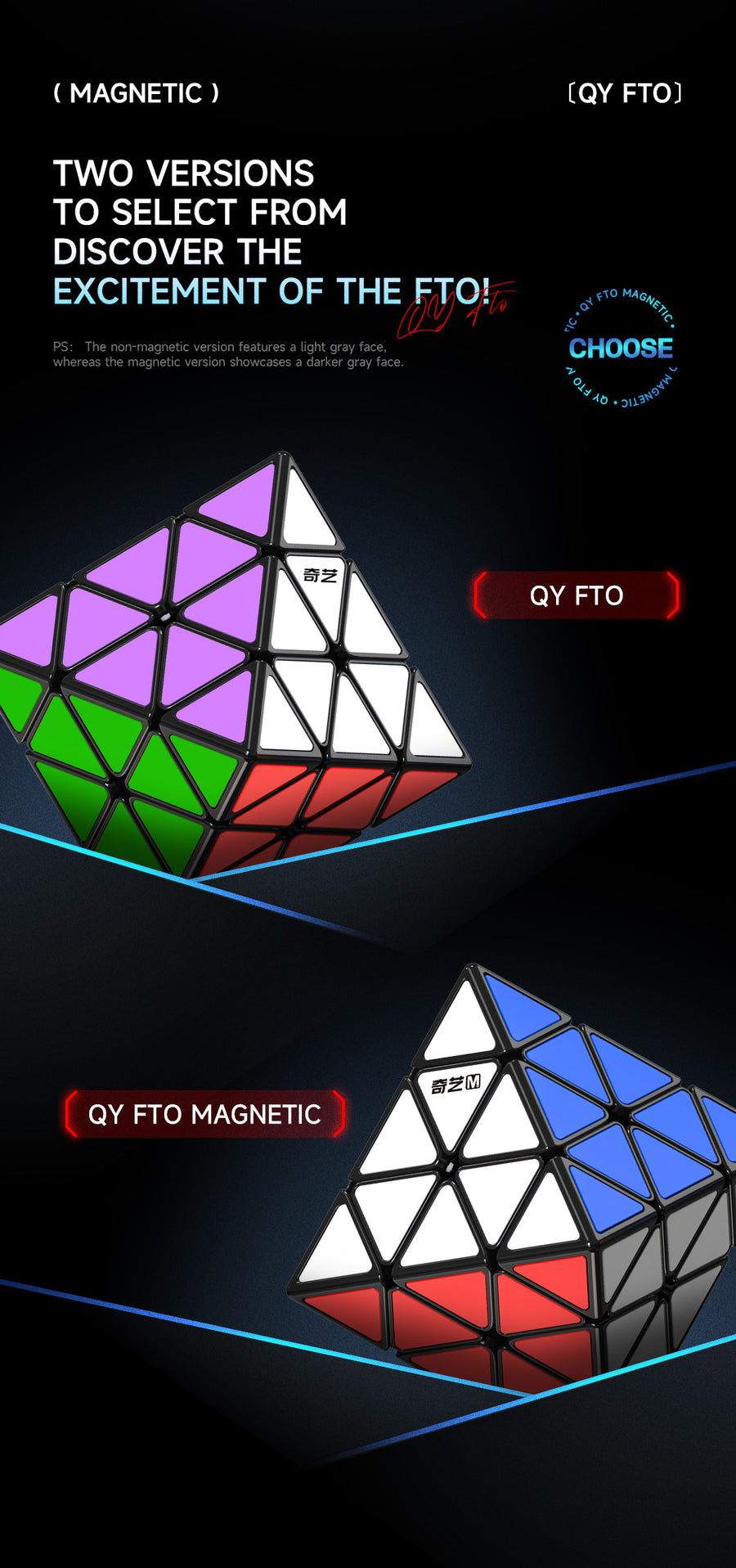 Qiyi Magnetic FTO (Tiled)