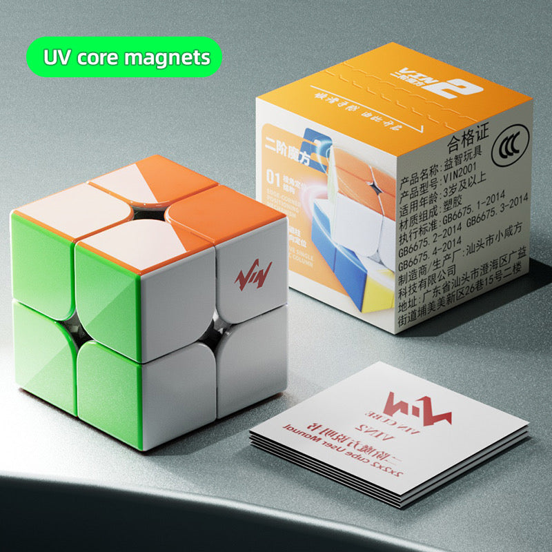 Vin2 2x2 (Glossy / UV Core Magnets)